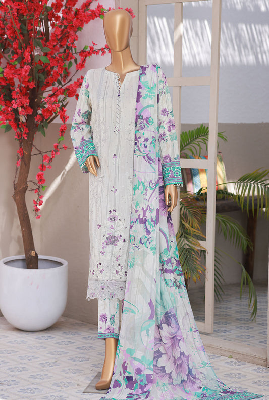 Elegant by HZ Textiles Emb Lawn-EC-1019