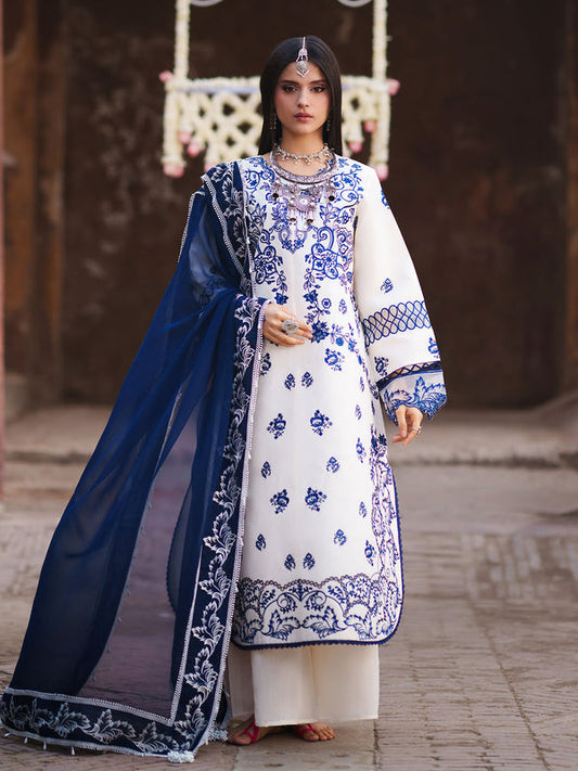 Mahnur Gul Luxury Emb Lawn-G-08