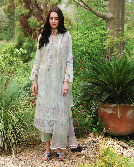 Mushq Hemline Secret Garden Lawn-D03