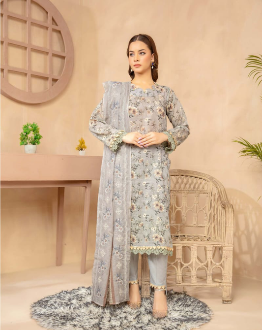 Abisha Mother EMB Lawn D08