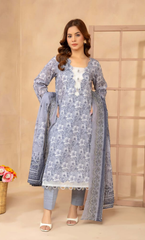 Abisha Mother EMB Lawn D02