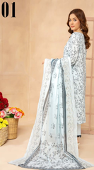 Abisha Mother EMB Lawn D01