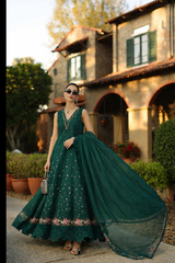 Noor Schiffli Laserkari Lawn-D6 - B