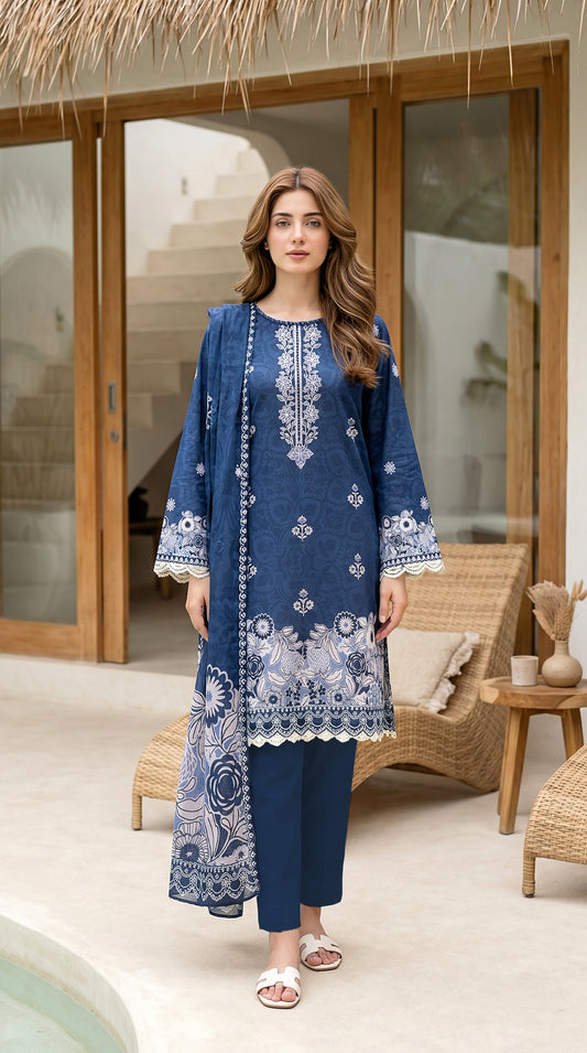 LSM Summer Prints Lawn- LG-RL-0451