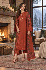 Noor Emb Winter Pashmina Shawl-D05
