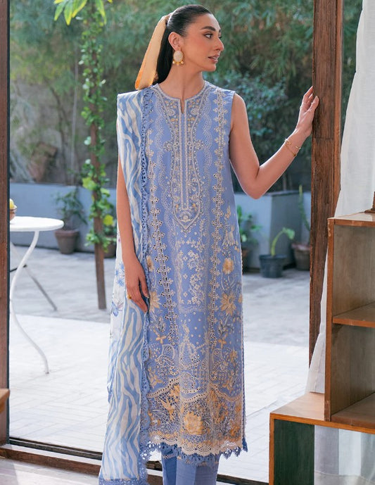 Symphony Luxury Lawn-Indigo