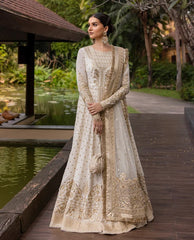 Faiza Saqlain Zinnia Luxury Lawn-Lily