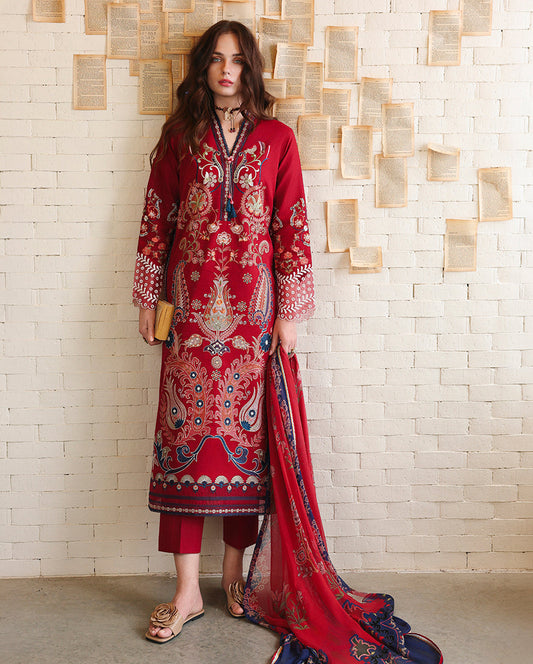 Mushq Hemline Secret Garden Lawn-D02