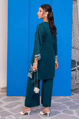 Elara Emb Stitched 02Pcs Lawn-D06