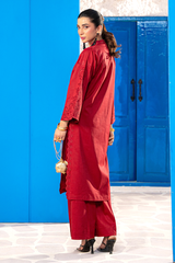 Elara Emb Stitched 02Pcs Lawn-D07