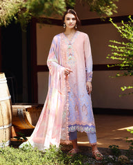 Mushq Solace Ombre Chikankari-D01