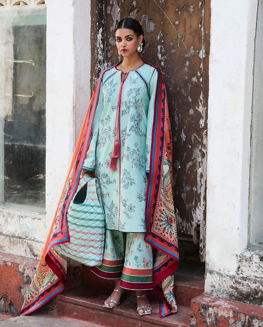 Hussain Rehar Jugnu Lawn-Neelum