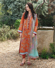 Mushq Hemline Secret Garden Lawn-D09