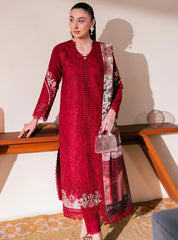 Symphony Luxury Lawn-Scarlet