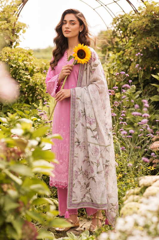 Zellbury Chikankari Unstitched-D4055