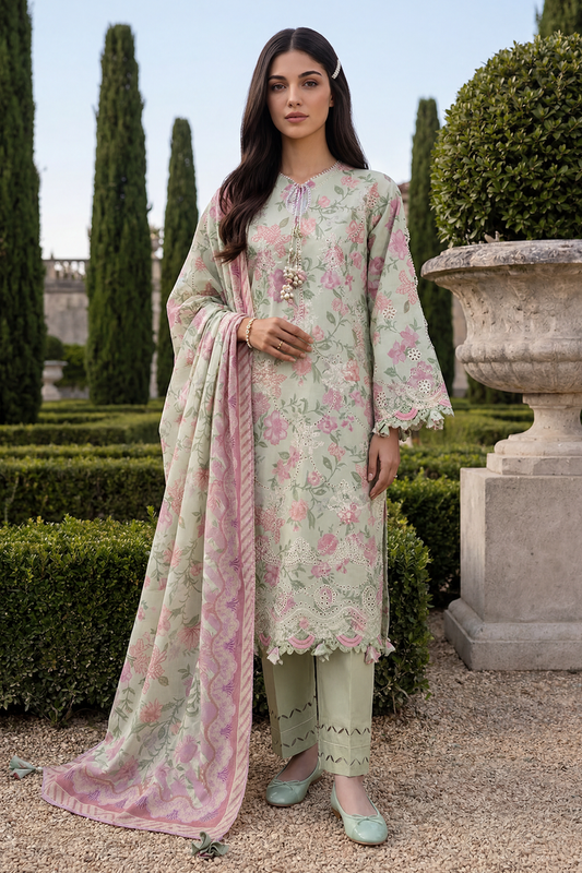 Zellbury Chikankari Unstitched-D4098
