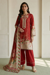 Zellbury Unstitched Lawn-D1006