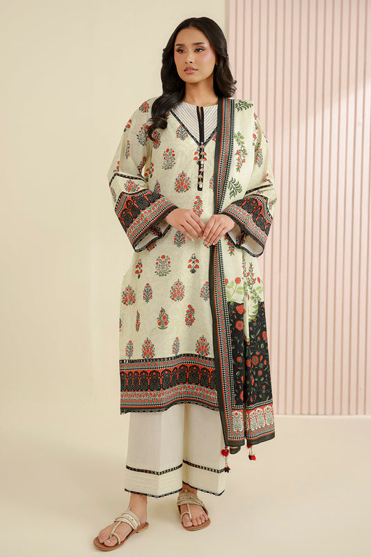 Zellbury Unstitched Lawn-D1011