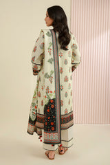 Zellbury Unstitched Lawn-D1011