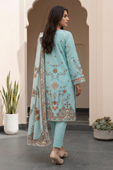 Zellbury Unstitched Lawn-D1022
