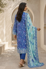 Zellbury Unstitched Lawn-D8051