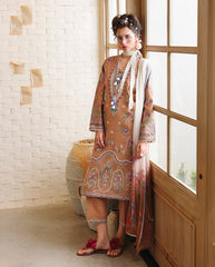Mushq Hemline Secret Garden Lawn-D08