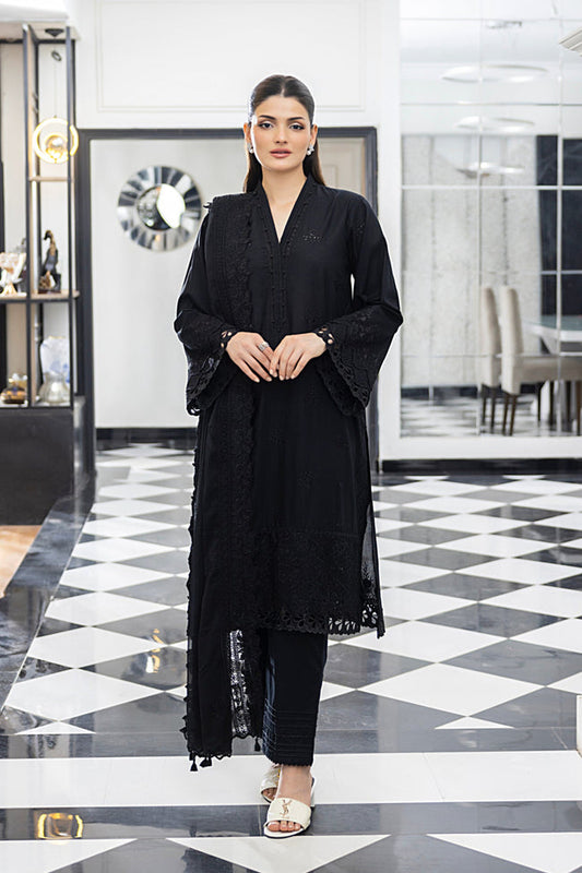 LSM Komal Monochrome EMB Lawn D0163