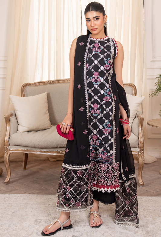 Nyra Emb lawn By Humdum D02