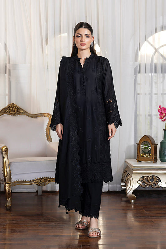 LSM Komal Monochrome EMB Lawn D0363