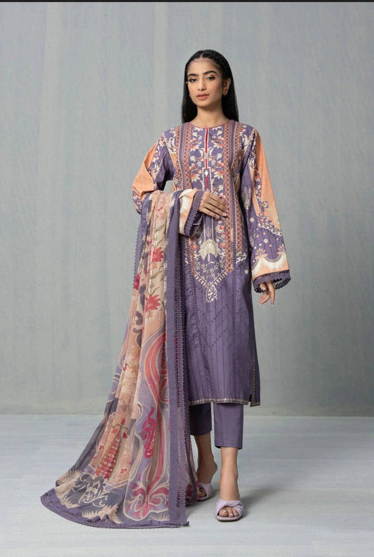 Sapphire Daily Printed Lawn