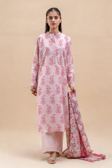 Beechtree Printed Lawn Peachy Verdant