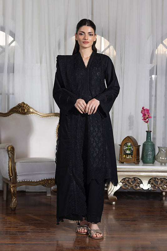LSM Komal Monochrome EMB Lawn D0217