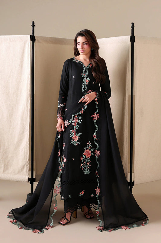 Azure Luxury Lawn BLACK PEONY