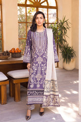 Azmin Emb Lawn By Johra JH-37