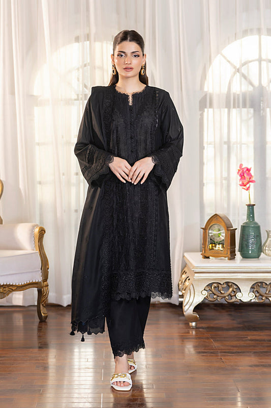 LSM Komal Monochrome EMB Lawn D0028