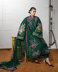 Hussain Rehar Jugnu S/S Lawn-Bezan