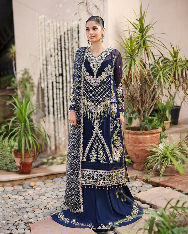 Roheenaz Aangan Chiffon-D03 Nilofar