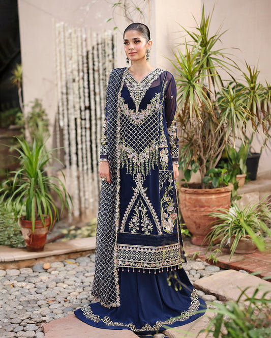 Roheenaz Aangan Chiffon-D03 Nilofar