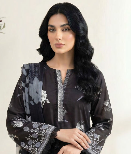 Lakhany Monochrome Lawn-LG-SG-0133