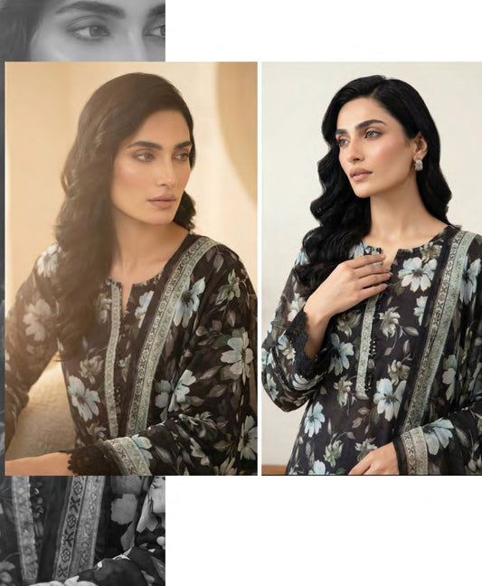 Lakhany Monochrome Lawn-LG-SG-0132