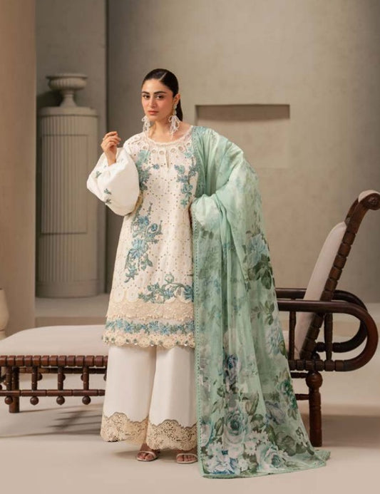 Elaf Ecraft Chikankari Lawn-EHC-1A