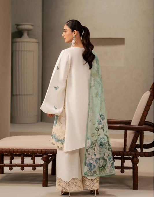 Elaf Ecraft Chikankari Lawn-EHC-1A