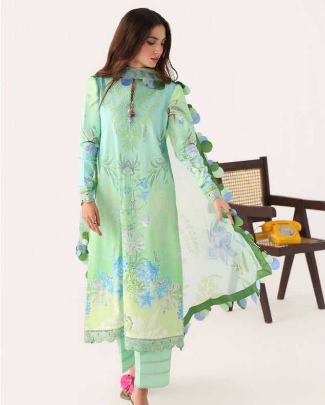 Roheenaz Rosette Lawn-D01A