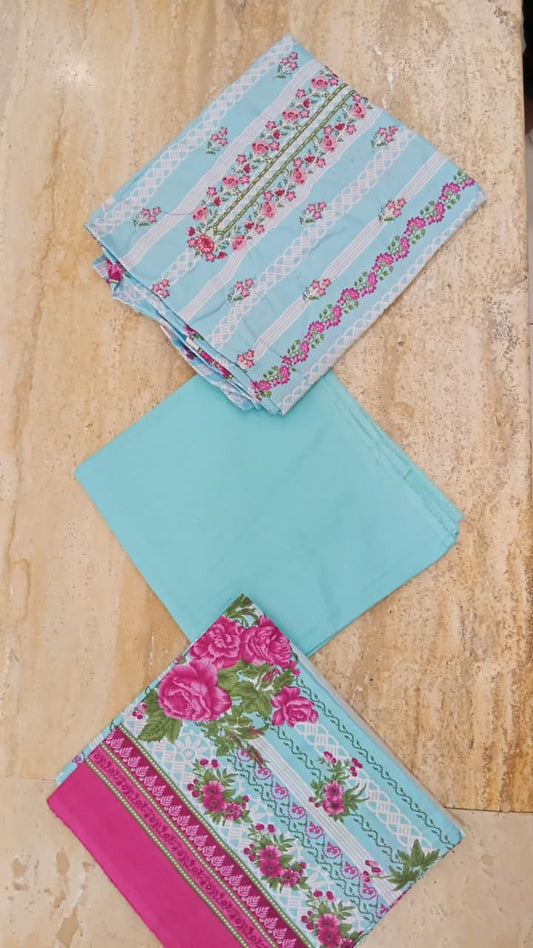 AK Classic Printed Emb Lawn-D01