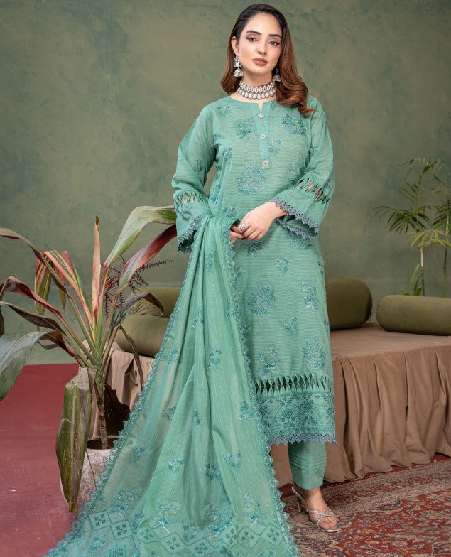 Alif Emb Fancy Lawn-D01