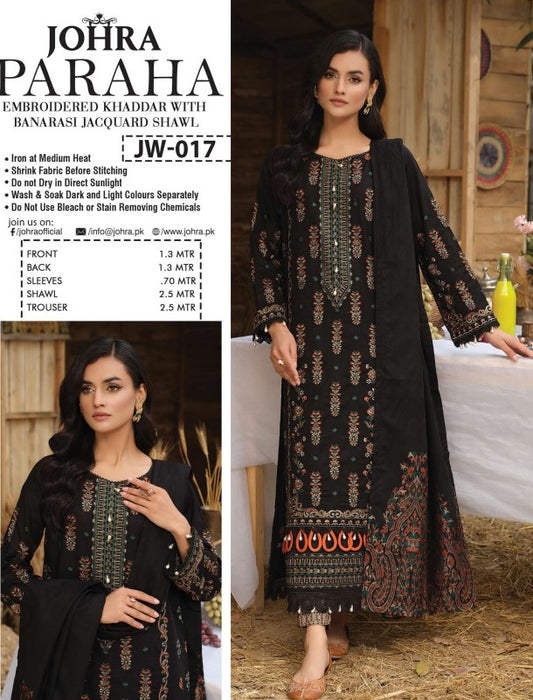 Johra Paraha Emb Khaddar-JW-017
