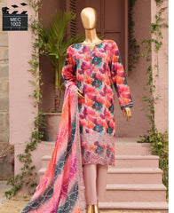 HZ Meenakari Emb Cotton-D01