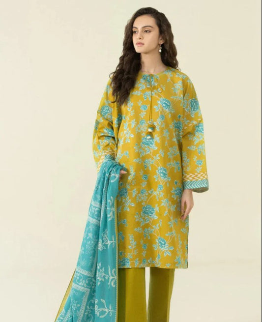 Sapphire Daily Print Lawn-D01