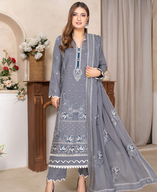 Alif Airjet Fancy Emb Lawn-D01