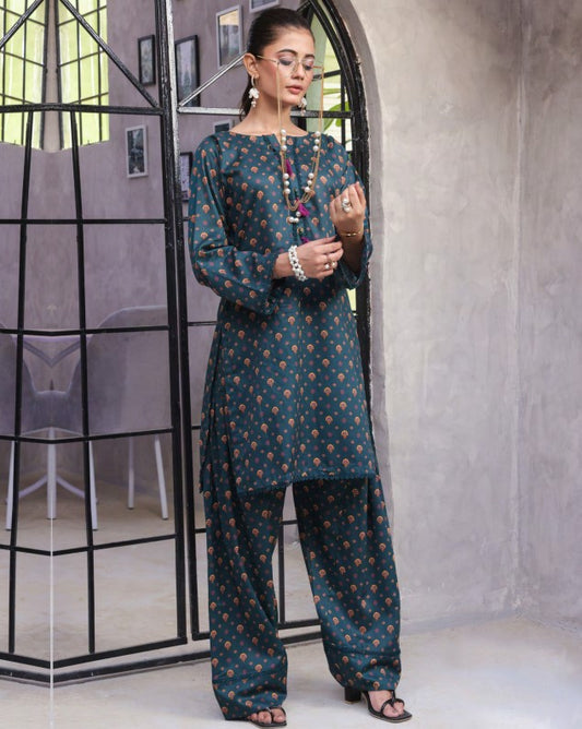 Retro 02pcs RTW Farshi Shalwar Edit-D01